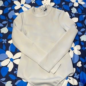 ZARA OPEN BACK BODYSUIT